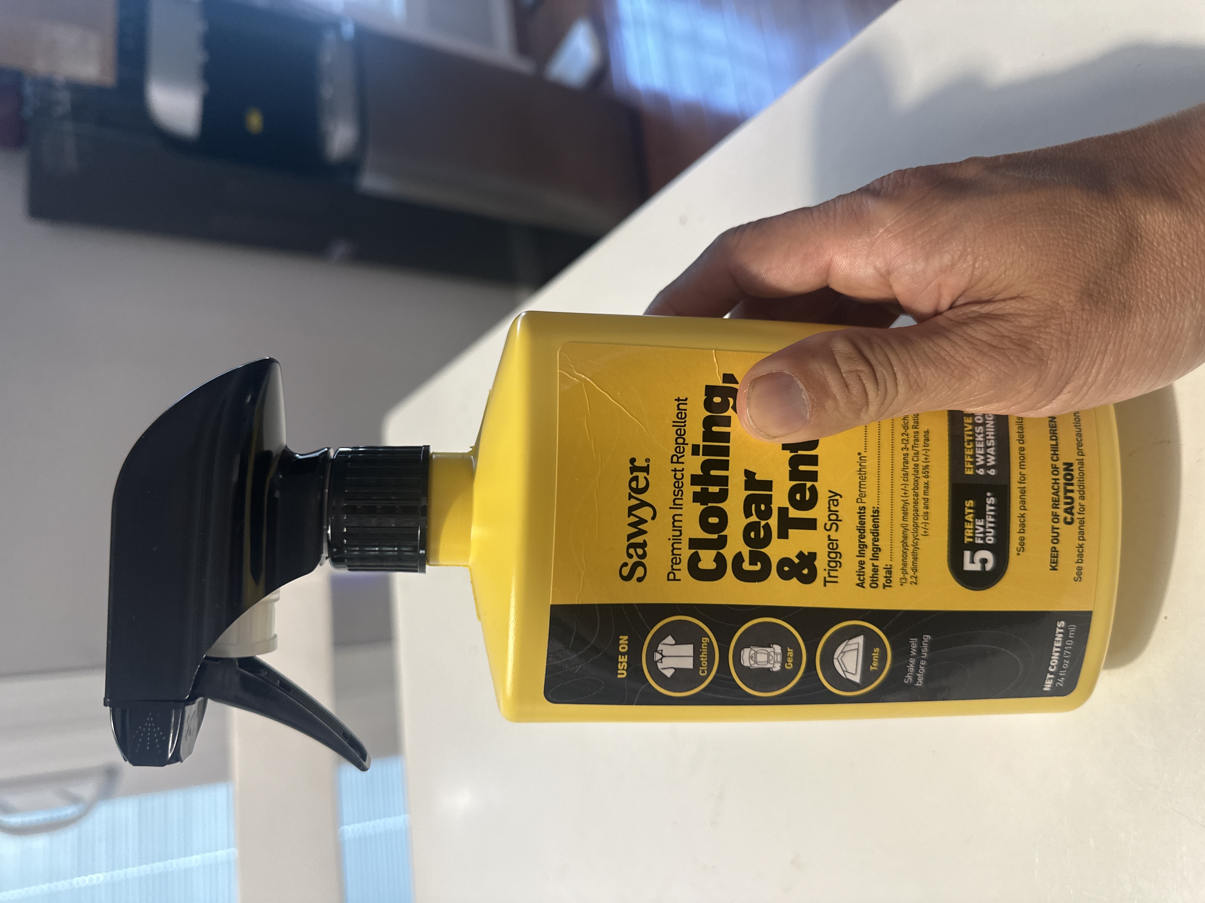 Sawyer Premium Permethrin Insect Repellent Trigger Spray (24 oz)