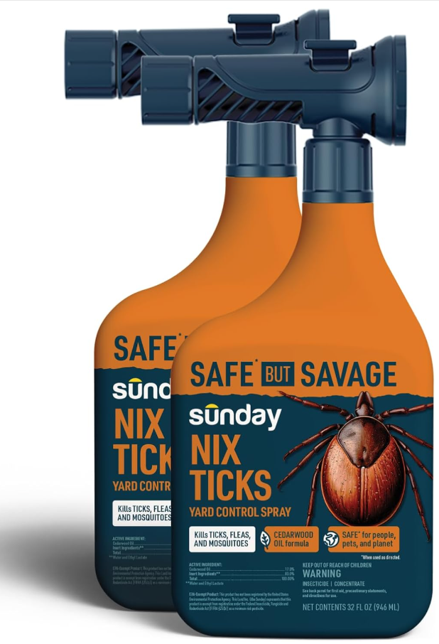 Sunday Nix Ticks Ready-to-Use Spray (2 x 32 oz)