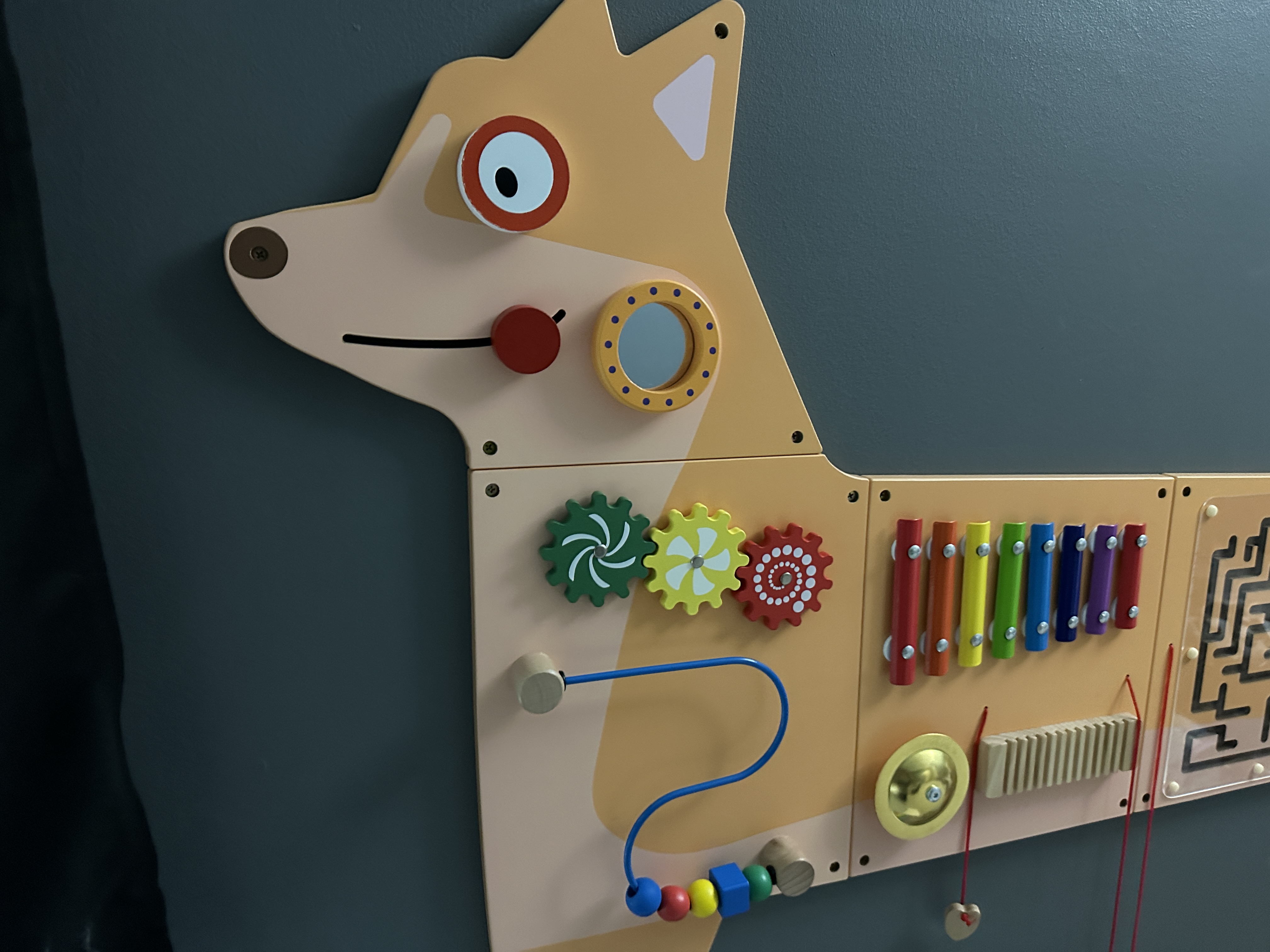 VEVOR Dog Activity Busy Board Panel, 12 Wall Activities